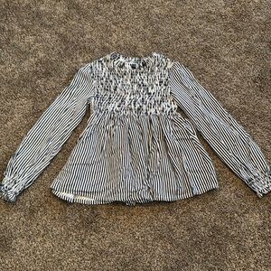 Mayoral smocked girls shirt